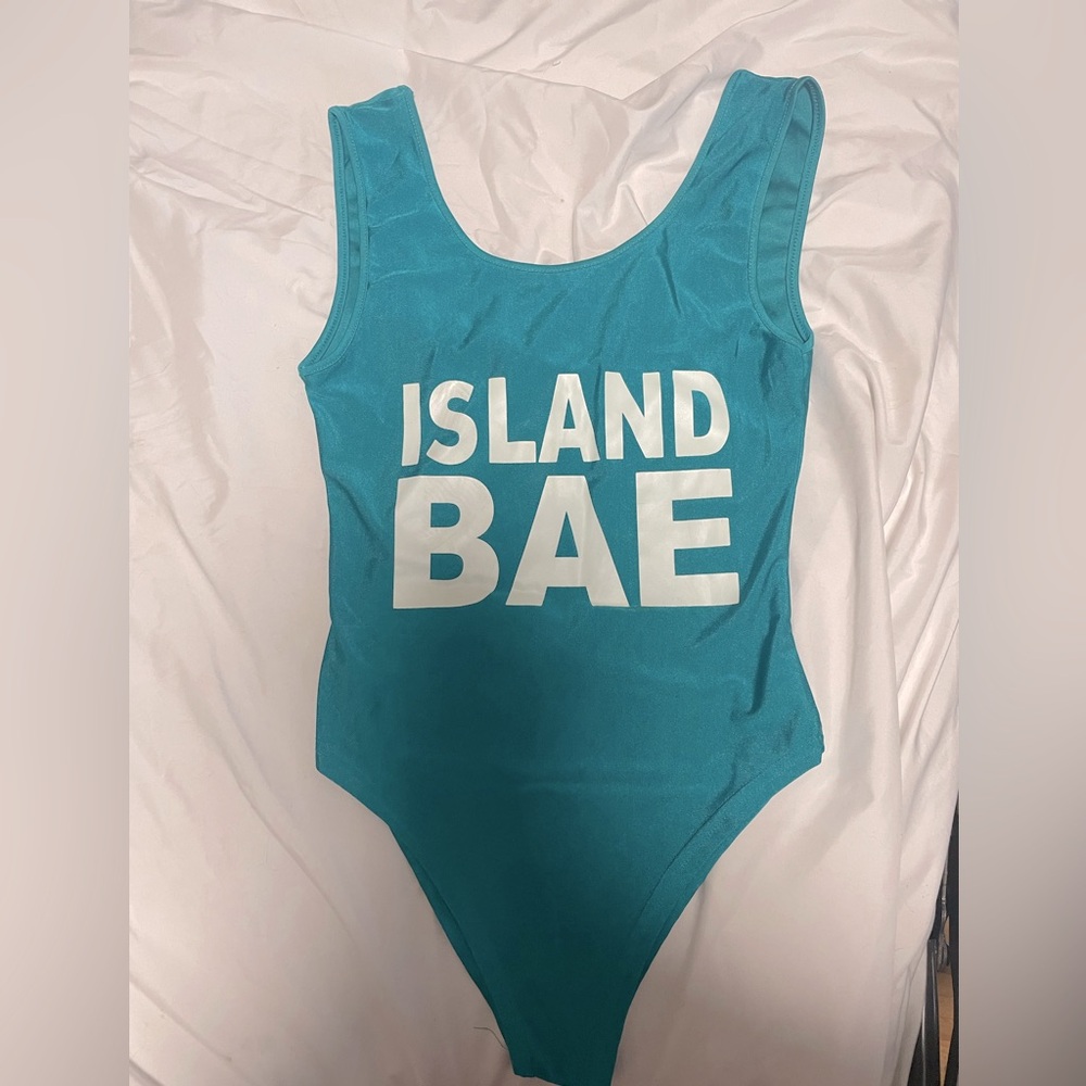 Island bae one piece swimsuit!